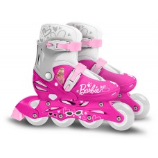 Barbie Inline Skates Hardboot Adjustable Pink Size 30-33