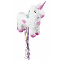 piñata girls unicorn white 47 x 39 cm