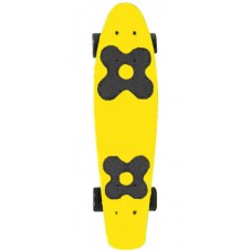 Juicy Susi Yellow skateboard 57 cm polypropylene yellow