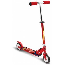 Cars 2-Wheel Child Scooter Foldable Foot Brake Red