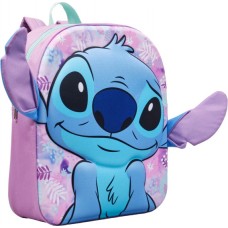 Stitch 3D Toddler Backpack 32X25X10 cm Girls Light Pink
