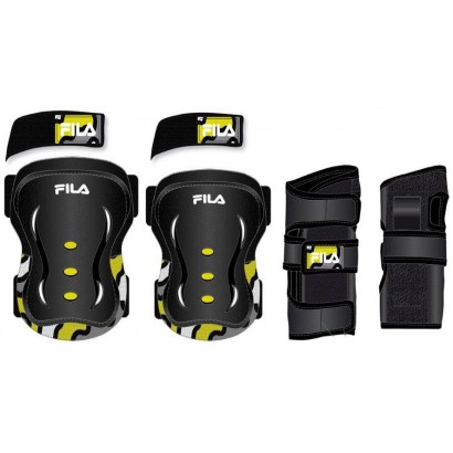 skate protection junior black-yellow size XS