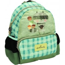 Nordic Racoon backpack junior 11 x 25 x 31 cm gray-blue