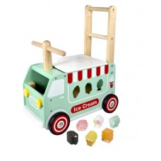 Run-push cart ice cream cart junior mint green