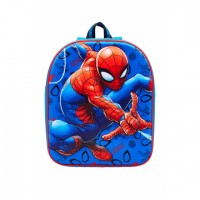 Spider-Man 3D Backpack 30 x 25 Boys blue
