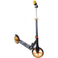 2-Wheel Child Scooter Foldable Foot Brake Black-Orange