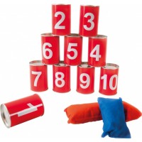 tin cans red 13-piece