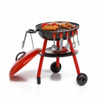 Toy Barbecue 50 cm 30-Piece Red-Black
