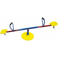 seesaw 360 degrees rotatable 180 cm blue-red-yellow