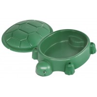 sandbox with lid Schildpad 115 x 83 cm green