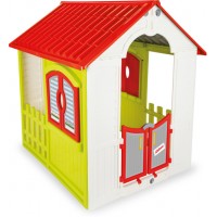 Foldable Playhouse 110 x 92 x 109 cm Green-White-Red