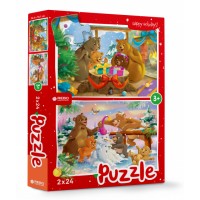Christmas Bears jigsaw puzzle junior 24-24 pieces