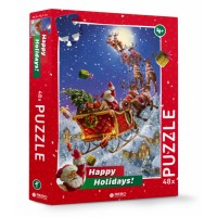 Santa jigsaw puzzle junior cardboard 48 pieces