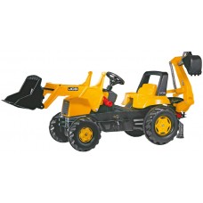 pedal tractor RollyJunior JCB black-yellow