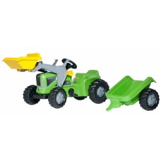pedal tractor RollyKiddy Futura junior green-black