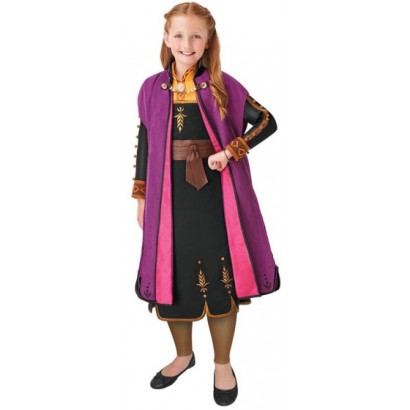 Anna Frozen II costume purple 4-piece size 116