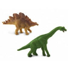 Dinosaurs play set 2.5 cm green 192-piece