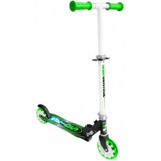 Flashing 2-wheel Child scooter Foldable Foot Brake Green