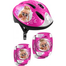 Barbie Skate protection 5-piece 50-56 cm Pink-White size S