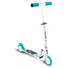 Stitch 2-Wheel Child Scooter Foldable Foot Brake White-Petro Blue