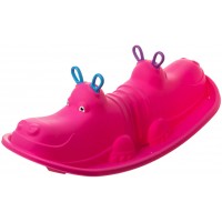 Hippo Roller rocker for 1 to 3 Children 103 cm Pink