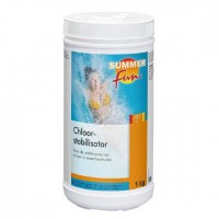 Chlorine Stabilizer for Pool 1 kg White