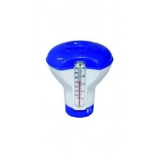 Chlorine Dispenser 20 grams with Thermometer Blue-white