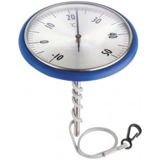 thermometer buoy stainless steel blue