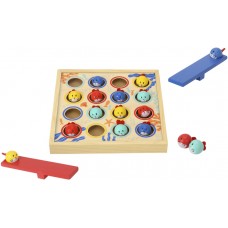 Flying Fish Diving Wooden Skill Game 19-piece