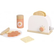 Wooden Toaster with Accessories 9-Piece