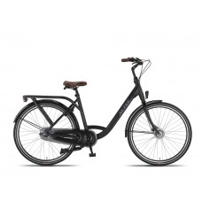 Maxima Moederfiets 28 Inch 55 cm Women 7SP Roller brakes Matte blackAltec