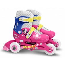 Minnie Mouse Inline Skates Hardboot WhiteBlue size 2730Disney