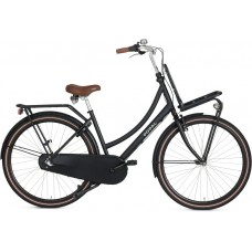 Daily Dutch Basic+ 28 Inch 59 cm Women 3SP Coaster Brake Matte blackPopal
