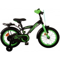 Thombike 14 Inch 22,5 cm Boys Coaster Brake Black/Green-Volare