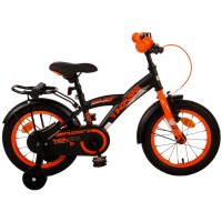 Thombike 14 Inch 22,5 cm Boys Coaster Brake Black/Orange-Volare