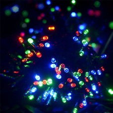 100 φωτάκια LED με πράσινο καλώδιο, πολύχρωμα