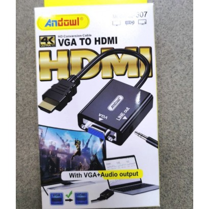 Αντάπτορας HDMI αρσενικό σε VGA θηλυκό Q-307 ANDOWL 0504