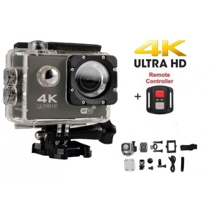 Αδιάβροχη κάμερα δράσης Ultra HD 4K WiFi 2.0in - Action Camera με πλήρη αξεσουάρ και κοντρόλ