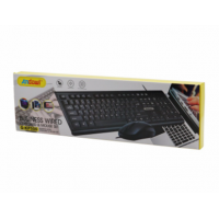 Ενσύρματο πληκτρολόγιο και ποντίκι υπολογιστή Andowl Q-KP500