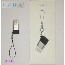 Μετατροπέας θύρας Type-C θηλυκό σε USB 2.0 αρσενικό μαύρο AD18 EZRA