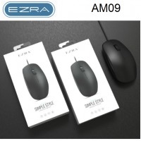 Ενσύρματο οπτικό ποντίκι μαύρο AM09 EZRA