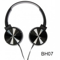 Ενσύρματα ακουστικά με μικρόφωνο μαύρα BH07 ESDRAS