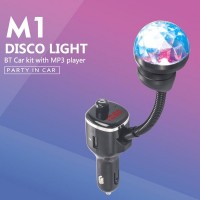 Μίνι ντίσκο μπάλα αυτοκινήτου Bluetooth MP3 player 2USB
