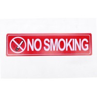 Μικρή αυτοκόλλητη επιγραφή απαγόρευσης καπνίσματος