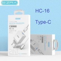 Φορτιστής ταξιδιού USB Type-C άσπρο HC16 EZRA