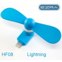 Μίνι ανεμιστηράκι κινητού για iphone με θύρα Lightning μπλε HF-08 EZRA
