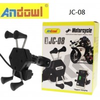 Βάση στήριξης κινητού στο τιμόνι μοτοσυκλέτας JC-08 ANDOWL