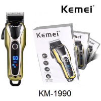 Επαναφορτιζόμενη κουρευτική και ξυριστική μηχανή KM-1990 KEMEI