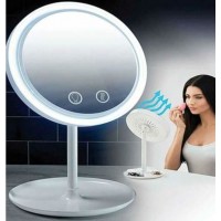 Καθρέφτης μακιγιάζ με LED και ανεμιστήρα 0306