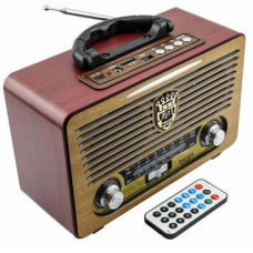 Ρετρό ραδιόφωνο FM-AM-SW3 και ηχείο MP3 Player με τηλεχειριστήριο  M115BT MEIER